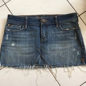 ABERCROMBIE AND FITCH JEANS SKIRT